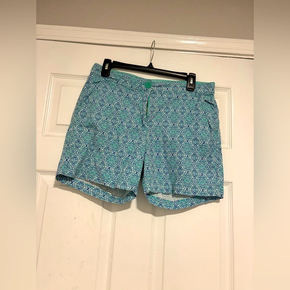 Caribbean Joe Teal Patterned Women's Shorts - Picture 1 of 2